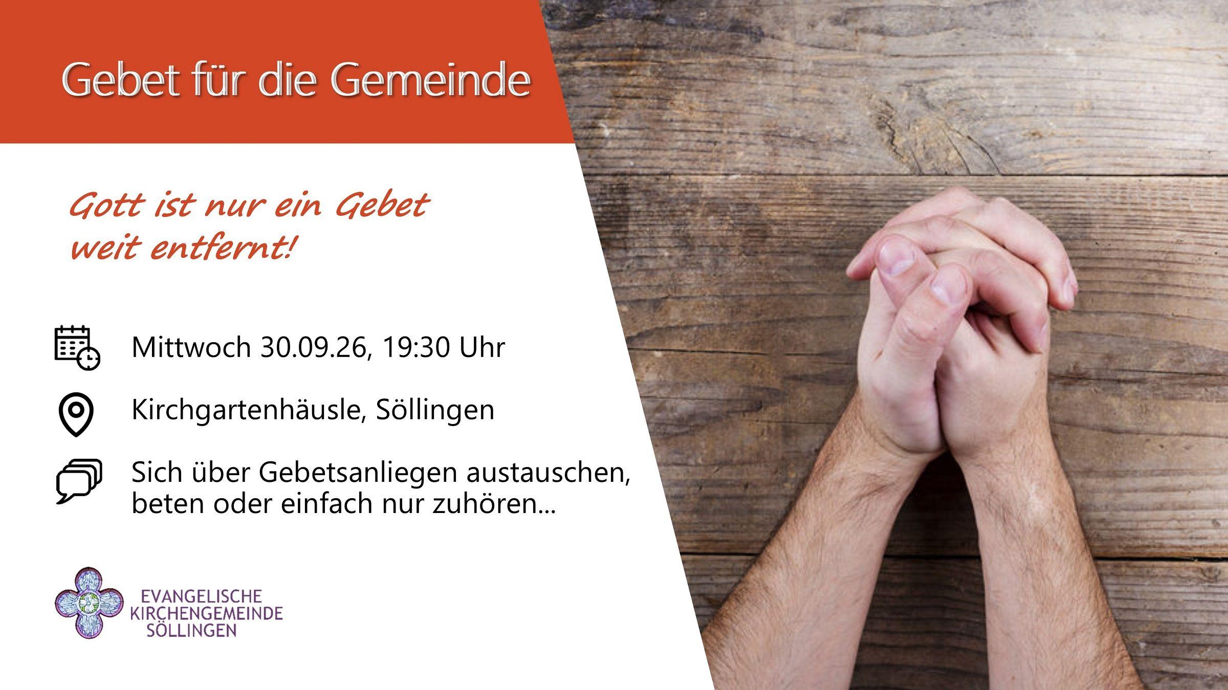 01 Gebet für die Gemeinde 30.09.26