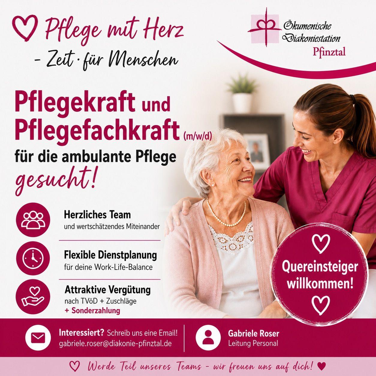 Flyer Pflegefachkraft Gesucht